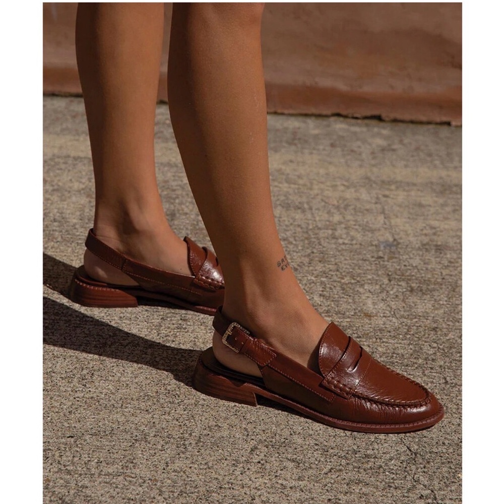Dolce Vita sling back loafer 6 GUC